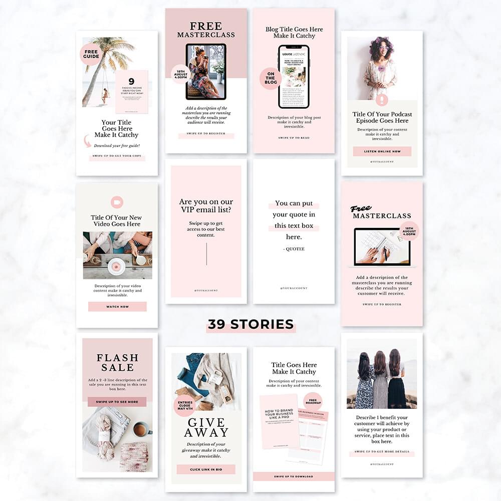 stories templates